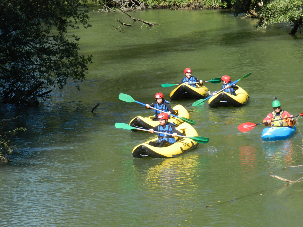 Canoa-raft Alto Ebro