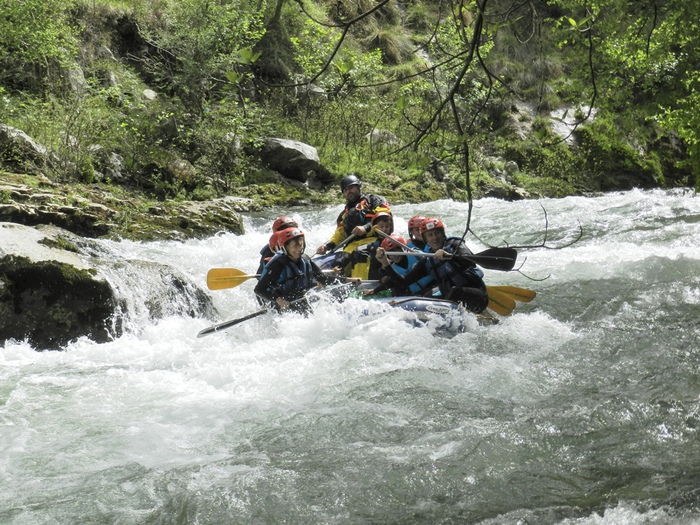 Rafting en el Río Deva