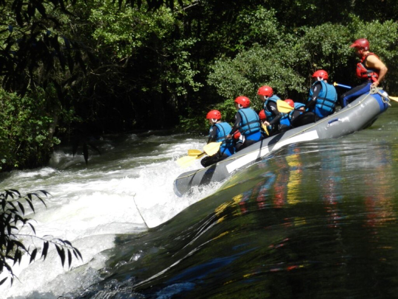 Rafting en el Alto Ebro