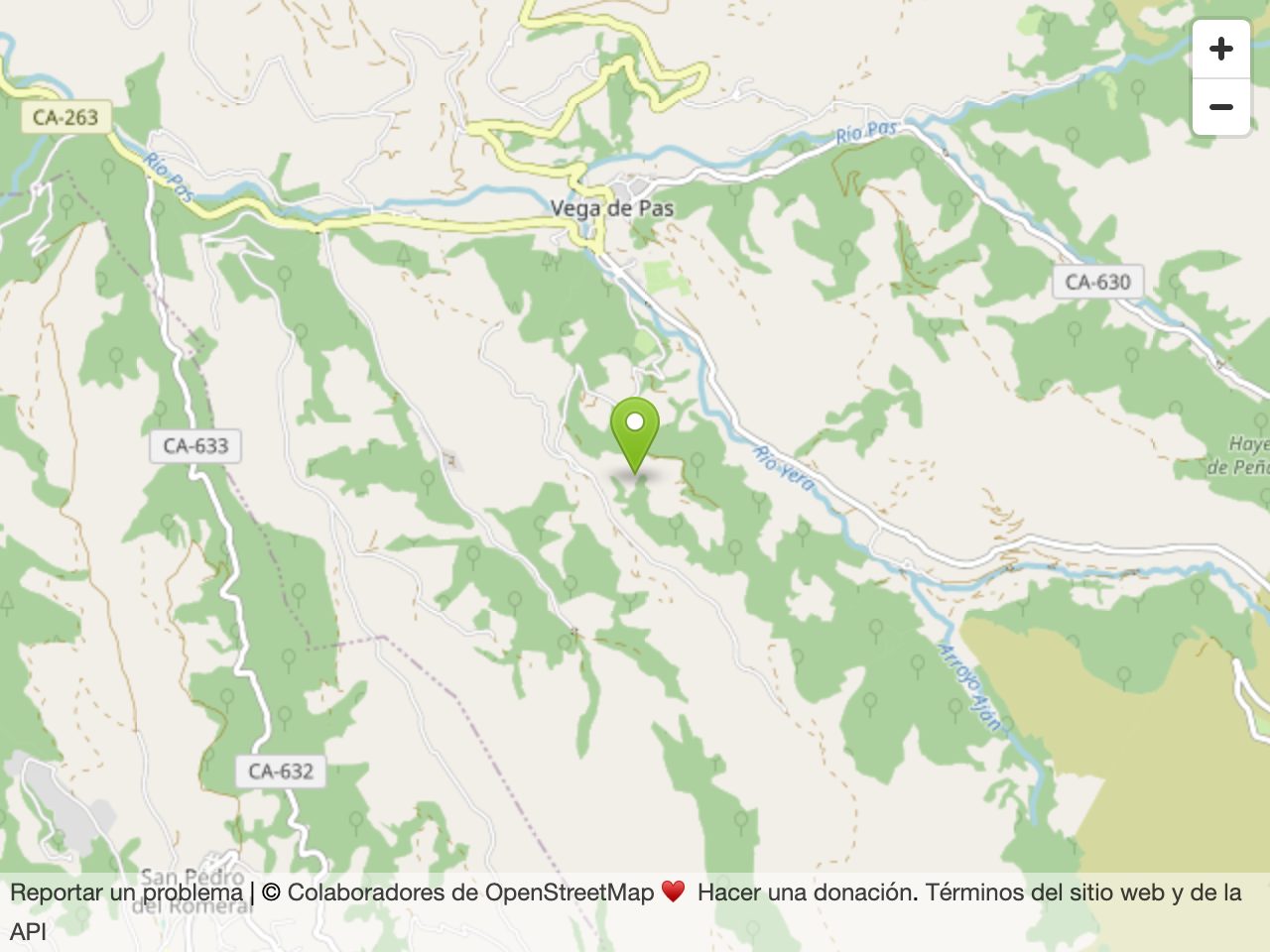 Ubicación: Bº Yera 31 · Vega de Pas